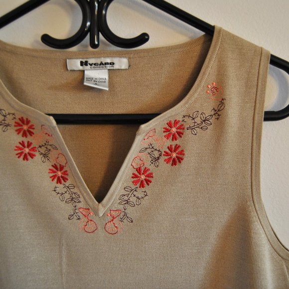 3 / 30$ 🇨🇦 Silk-Blend Sleeveless Top - Size Small - Picture 1 of 5